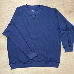 Aerie oversized waffle shirt